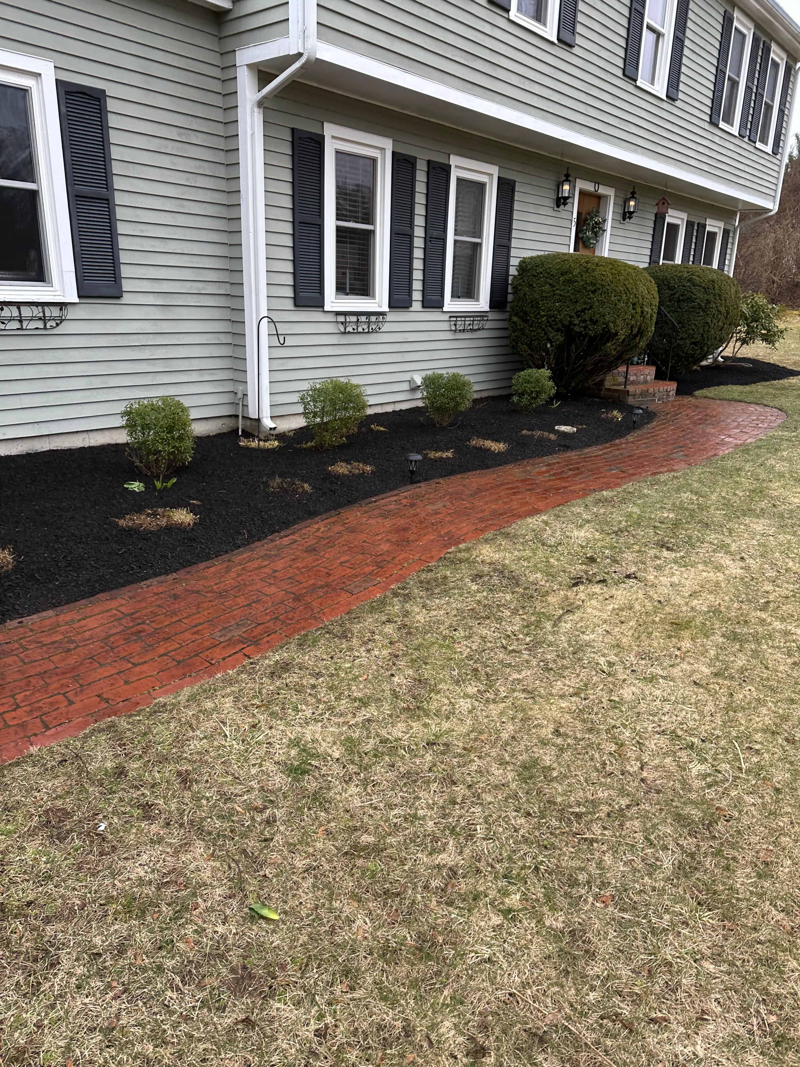 Mulch and Stone Installation image