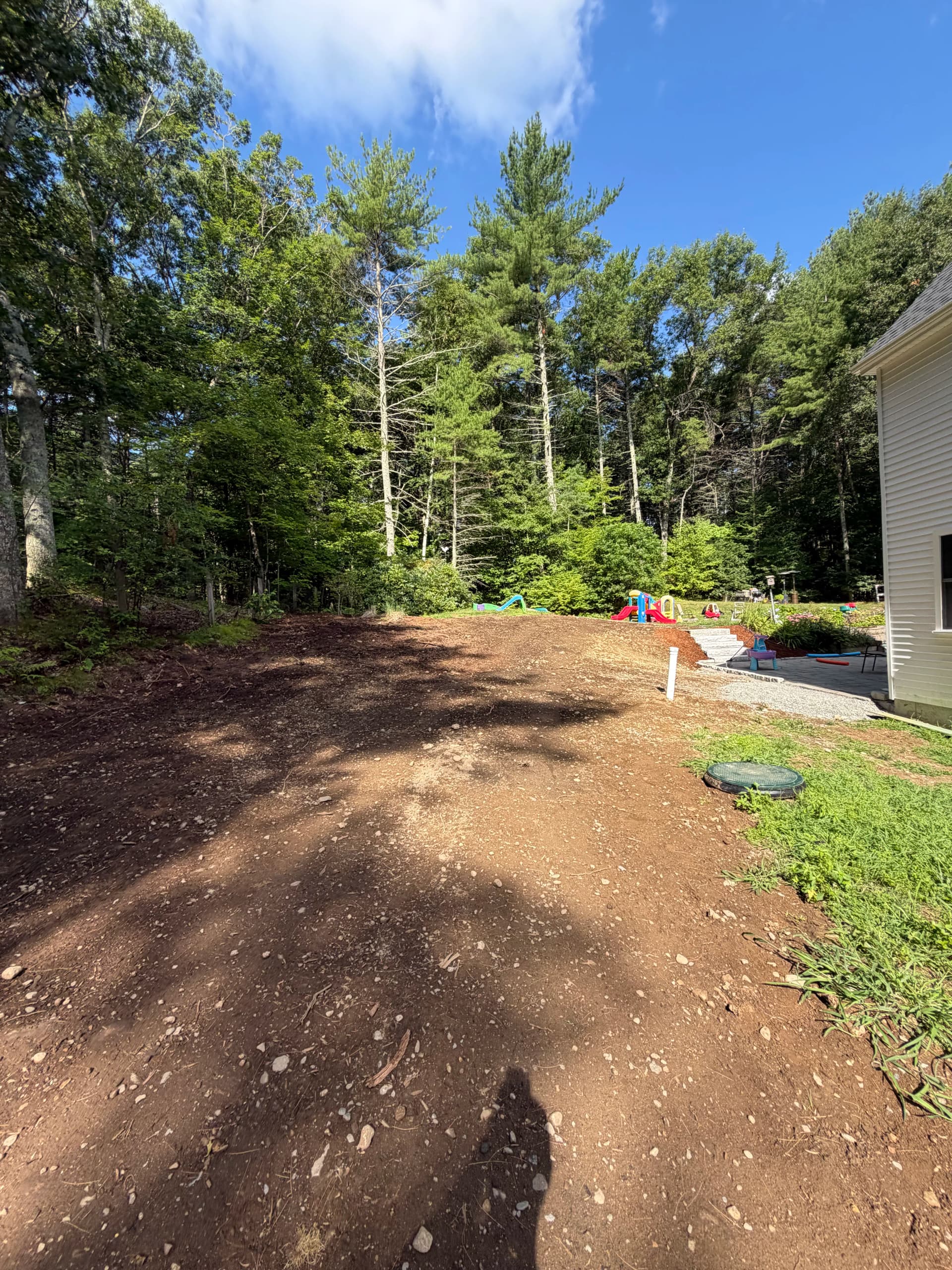 Gallery photos for Yard Restoration and Hydroseed Prep After Septic Install: Image #2