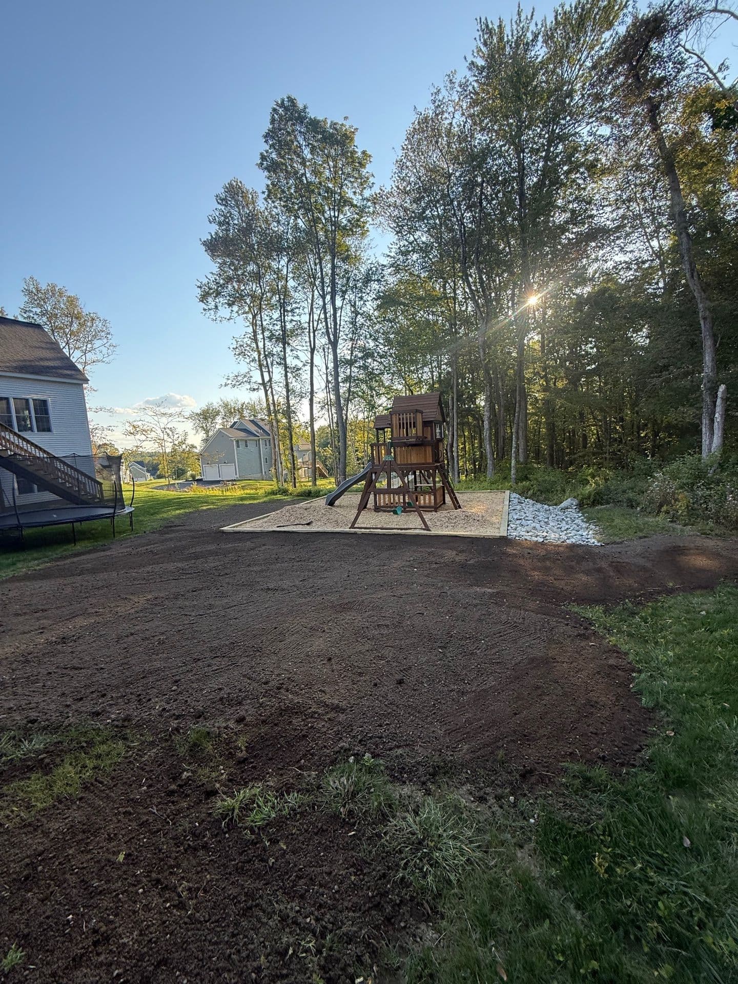 Backyard Playground Installation for Family Fun