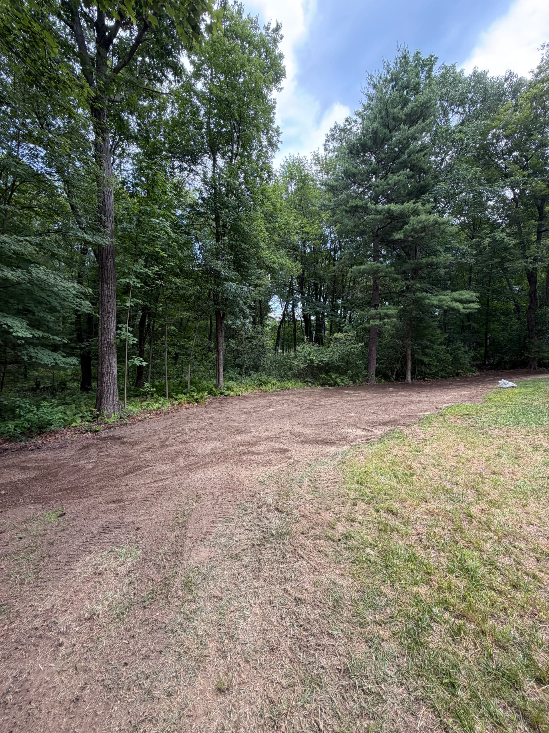 Gallery photos for Lawn Extension Through Land Clearing and Grading in Ashland: Image #4