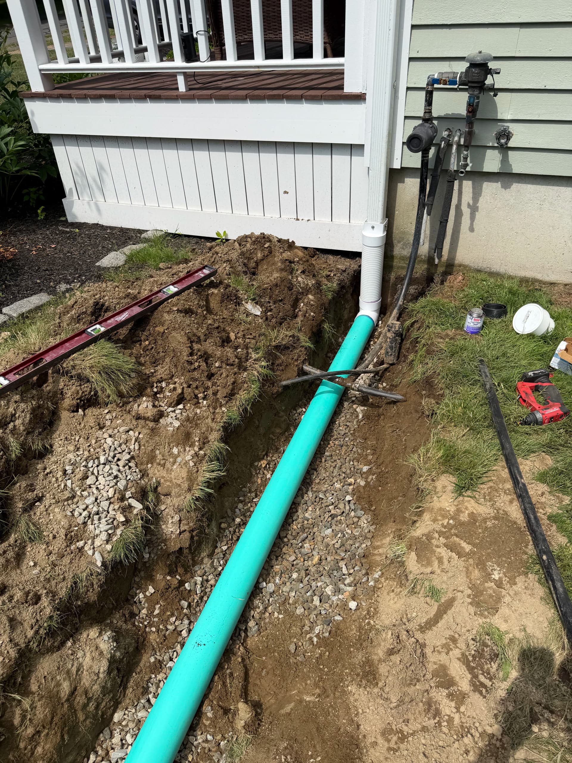 Gallery photos for Downspout Drainage Fix Keeps This Upton Home Dry: Image #4
