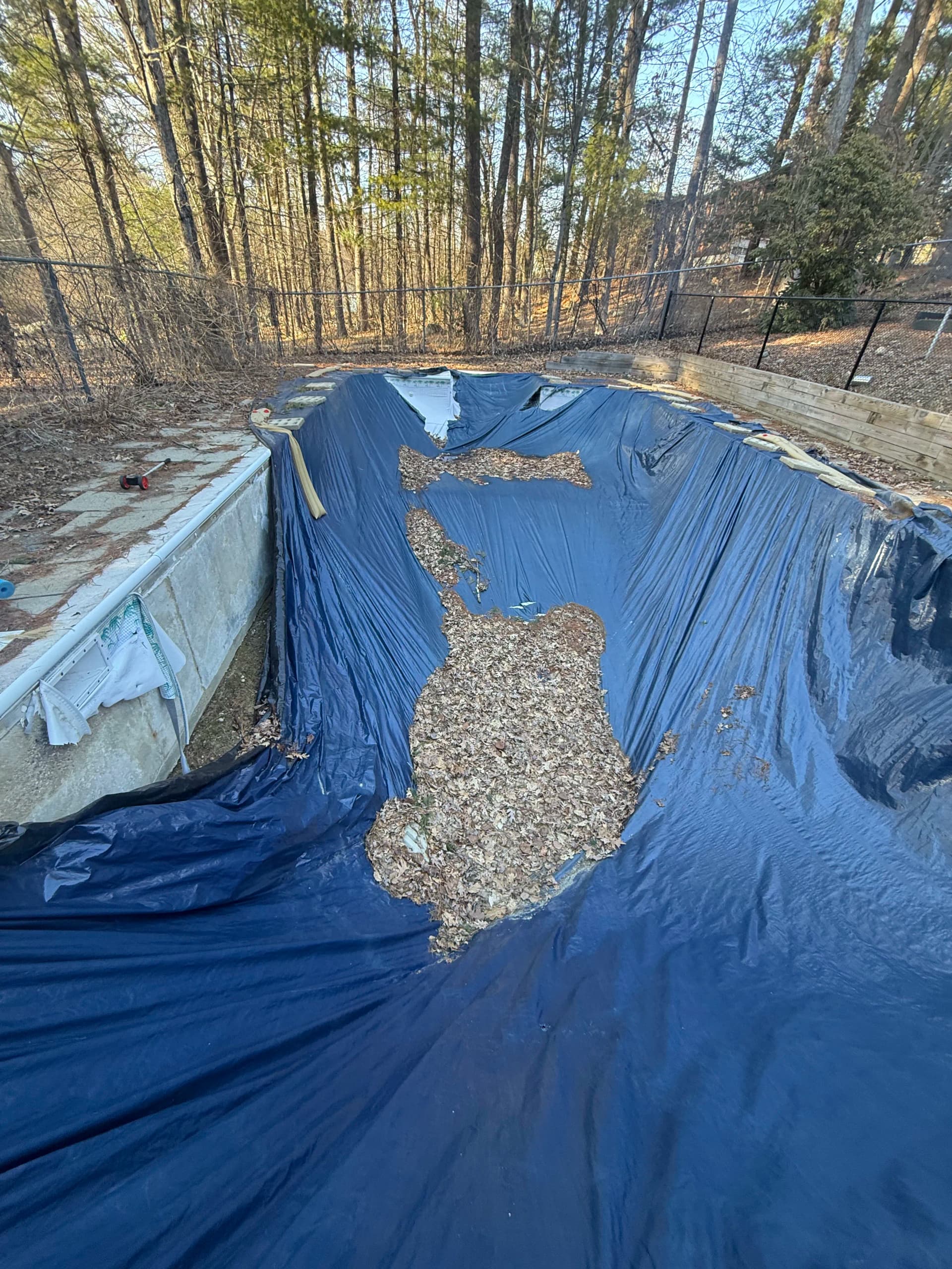 Gallery photos for In-Ground Pool Demo and Yard Reclaim in Millis MA: Image #2