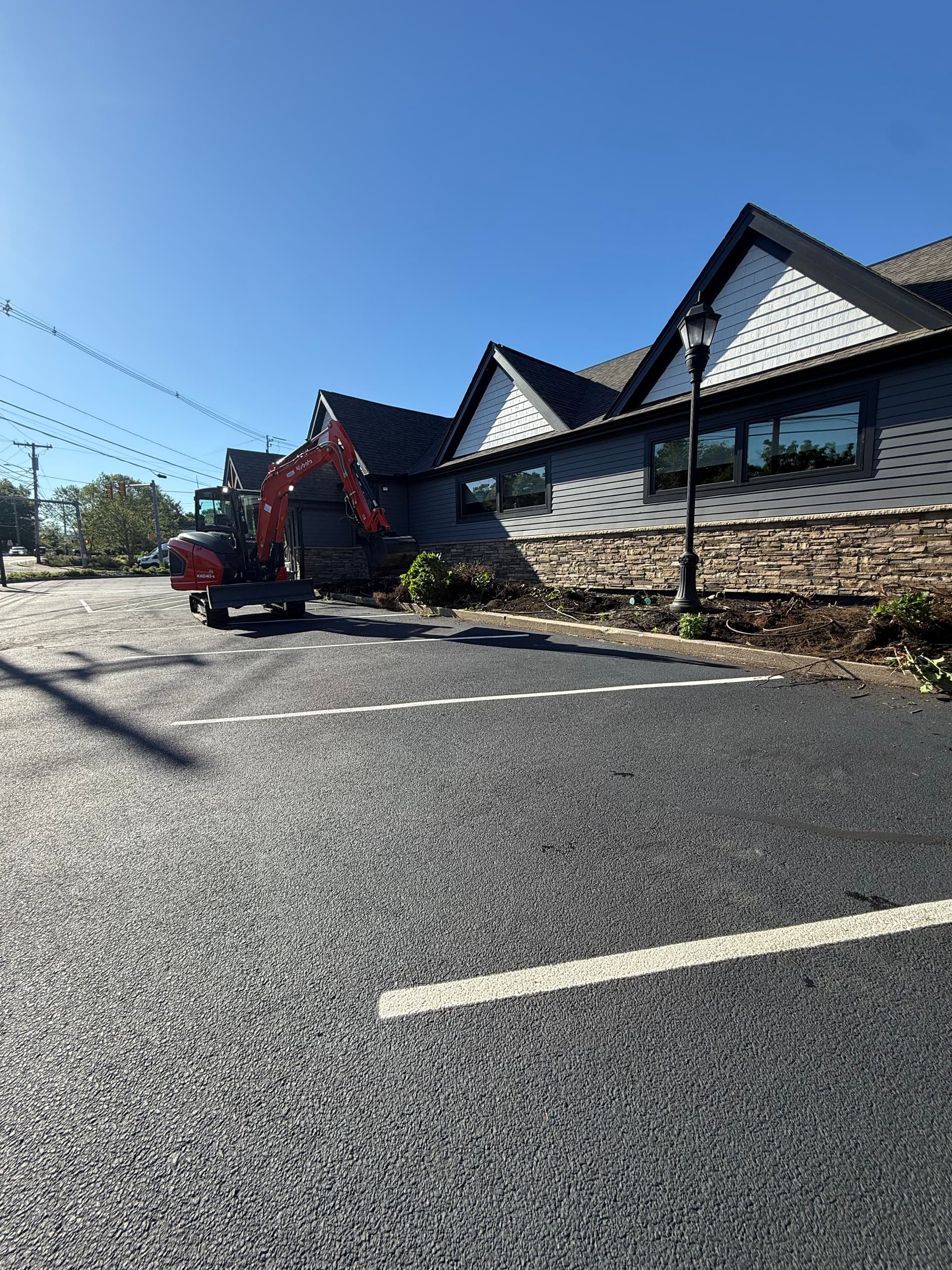 Full Landscape Removal and Replanting at a Medway Restaurant