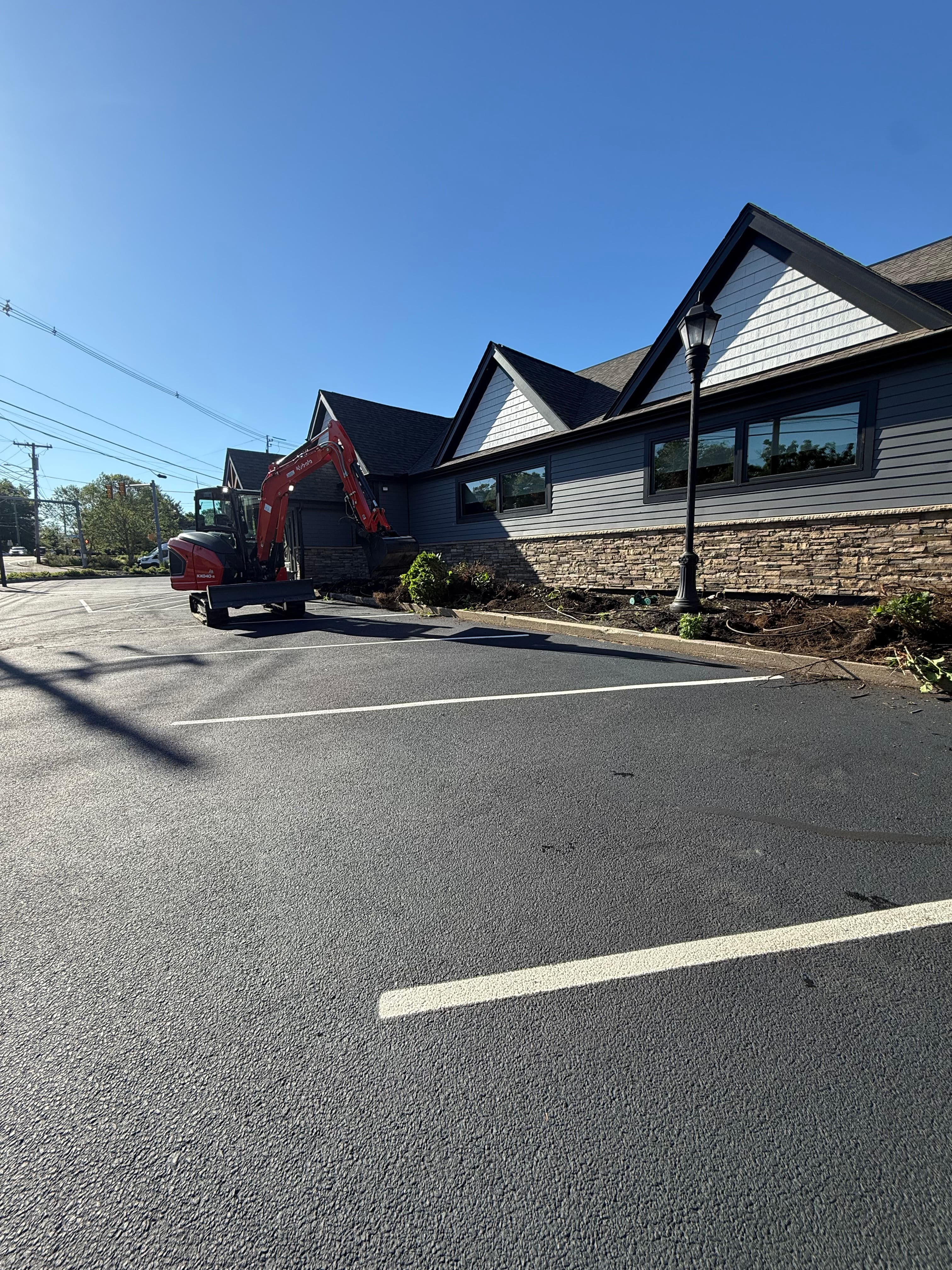Project Full Landscape Removal and Replanting at a Medway Restaurant image