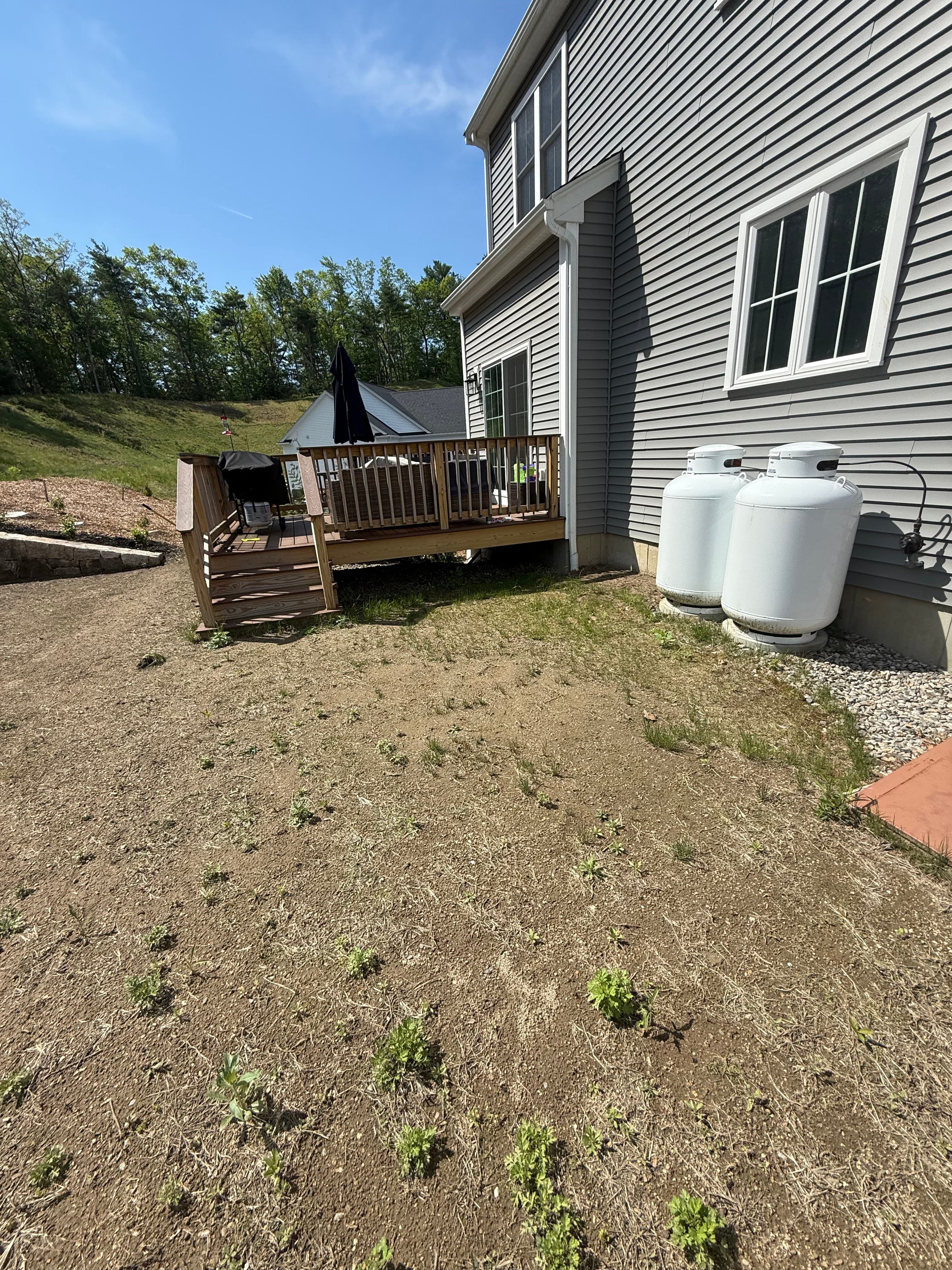 Project Bare Dirt Backyard Gets a Techo-Bloc Blu 60 Paver Patio image